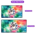 thumbnail image 5 of Funny Watercolor Adorable Siamese Peeking Through Torn Paper Effect Desk Mat Full Keyboard Mouse Pad Cat Lover Kitten Owner Gifts Large Mousepad - 00026, 5 of 5
