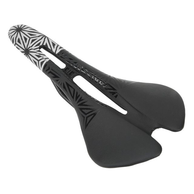 Cojín para Asiento de Bicicleta Cuero de Microfibra que Absorbe los Golpes Hueco Transpirable Arco de Acero Parte Inferior de Nailon Sillín de Bicicleta ANGGREK Otros