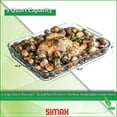 thumbnail image 6 of Simax Glass Roaster Baking Dish: Large Rectangular Roaster Pan For Baking And Cooking - Oven and Dishwasher Safe Cookware – 5 Quart Oven Casserole Pan, 6 of 7
