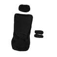 thumbnail image 1 of twisto Office Chair Covers Removable Elastic Chair Seat Cover with Headrest Slipcover And Armrest Protector Polyester Yarn Suitable for Home Office Study Spa Black, 1 of 8