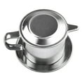 thumbnail image 5 of Vietnamese Coffee Maker, 50/100ml Stainless Steel Drip Filter Pot, Traditional Phin Style Brewer, Easy to Clean and Store, 5 of 8