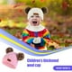 thumbnail image 4 of Sonducket Bufanda Bebé Invierno Cálido Kit Tejido Elasticidad Protector térmico Clima frío Cómodo Versátil Sellado Bufanda rosa Sombreros bola marrón rosa brillante Sonducket AP008793-08B, 4 of 6