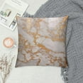 thumbnail image 2 of Creowell  White Gray Marble Throw Pillow Covers, Abstract Decorative Pillow Case with Gold Geometric Lines Modern Artistic Home Design Cushion Covers for Sofa Chair Bedroom Car, 2 of 5