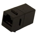 thumbnail image 2 of Keystone Jack Insert/Coupler Type - Cat 5E RJ45 Networking, Black, 2 of 2
