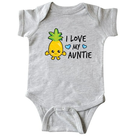 

Inktastic I Love My Auntie with Pineapple Gift Baby Boy Bodysuit