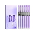 thumbnail image 2 of Dadiaei 6 Pieces Rolling Ball Pens Macaroon Color Sign Pen 0.5 mm Japanese Quick Drying Fine Point Pens Liquid Ink Smooth Writing for Office Back to Supplies, 2 of 6