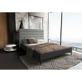 thumbnail image 6 of Manhattan Comfort Schwamm Full-Size Bed in Grey BD004-FL-GY, 6 of 6