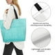 thumbnail image 3 of Disketp Blue And Turquoise Bolsa Tote Estampada para Mujer, Bolso de Hombro y de Mano para Compras y Viajes, 3 of 8