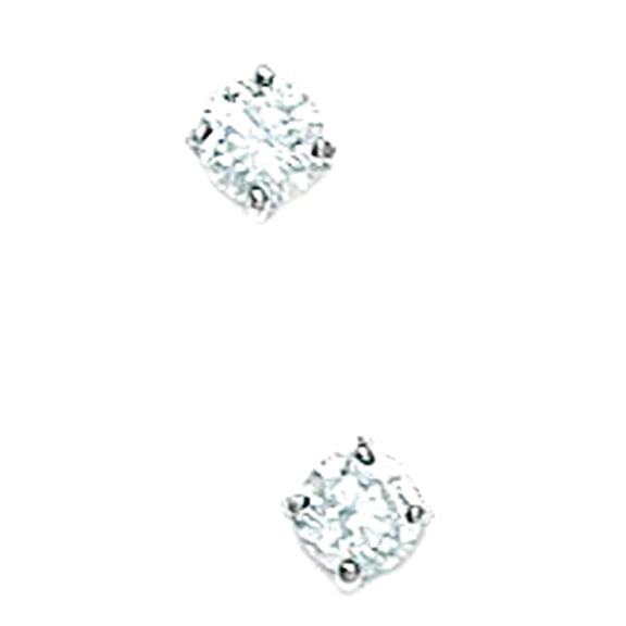 925 Sterling Silver Rhodium Plated 4mm Ball Earrings Ball Earring for Women