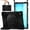 black, variant on Samsung Galaxy Tab S10 protective case with handle cover, 360 degree bracket (Emerald Green)