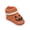 Orange, variant on Infant Unisex Knit Turkey Graphic Booties, Sizes 0-6 Months