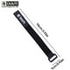 thumbnail image 5 of Paquete DUUTI de 5 Cierre de nylon 25cm Lazos de cinturón de cierre de hebilla inversa Conjunto de cinta de bicicleta portátil Cilindro de aire Pantalón Sticky Strap Black Inevent OD003247-05, 5 of 7