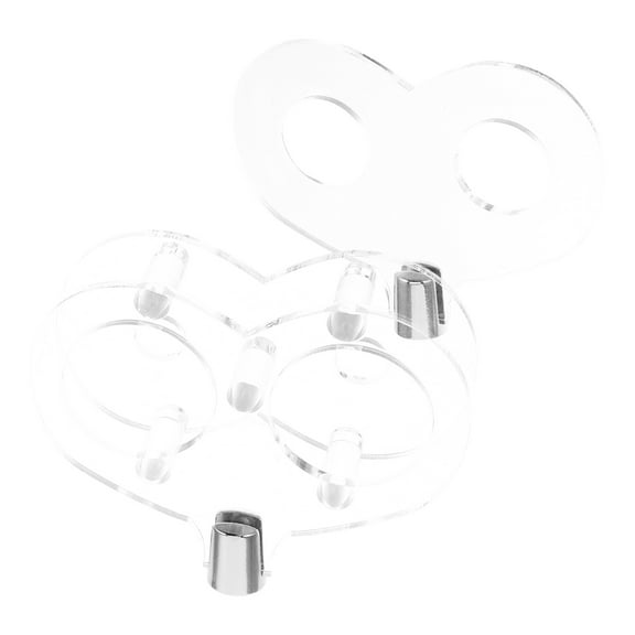 WRITWAA Horizontal Sword Mount Acrylic Holder Transparent 2Pack