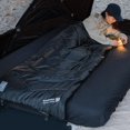 thumbnail image 1 of Bacero de dormir para acampar Bolso de sueño Multipropósito portátil con capucha para el montañismo acampar aventuras al aire libre escalando casa Negro, 1 of 8