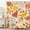 Fruit, variant on Vintage Boho Floral Bath Curtain 72"Wx72"L,Funky 1970S Flower Shower Curtain for Kids Boys Girls,Bohemian Mushroom Butterly Rainbow Bathroom Curtain Psychedelic Groovy Blossom Bathroom Decor Set