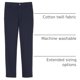 thumbnail image 4 of PANTALONES French Toast para Niña 10 Azul Marino Uniforme Escolar, 4 of 7