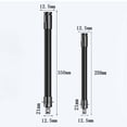 thumbnail image 2 of Flexible Socket Extension Bar, 1/2 Inch Flexible Socket Extension Shaft, Electric Wrench Connecting Rod, Universal Joint Extender for Ratchet Spanner Repair, 2 of 6