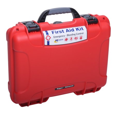 Emergency First Aid & Bleeding Waterproof Case 910 By MFASCO