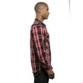 thumbnail image 3 of Burnside B8206 Men's Long-Sleeve Western Plaid Shirt, 3 of 3