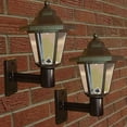 thumbnail image 1 of Dalazy 2pcs Solar Powered Wall Light Outdoor Patio Courtyard Garden Street Light Style Waterproof Lamp, 1 of 9