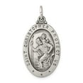 thumbnail image 3 of 925 Sterling Silver St.Christopher Medal, 3 of 5