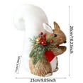 thumbnail image 2 of Squirrel Ornament Beautifully Crafted Holiday Décor for Festive Home and Window Showcases, 2 of 6
