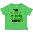thumbnail image 3 of Inktastic The Ladies Are Lucky That I Was Born St Patricks Day Baby Boy Boys Toddler T-Shirt, 3 of 5