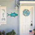 thumbnail image 5 of Designocracy MA98548-12 12 in. Tuna Fish Coastal House Number Sign Decor, 5 of 7
