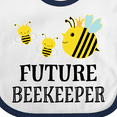 thumbnail image 4 of Inktastic Future Beekeeper Honey Bee Boys or Girls Baby Bib, 4 of 4