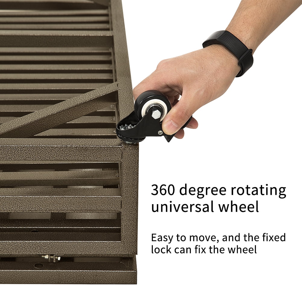 SMONTER Heavy Duty Dog Crate Y Shape Strong Metal Kennel for Large Dogs