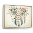 thumbnail image 2 of Designart "Blue Dreamcatcher Vintage Whispers" Spiritual Floater Framed Wall Decor, 2 of 7