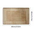 thumbnail image 3 of Zynviq Area Rugs 23.6" X 15.7" Solid Color Throw Rug Linen Washable Khaki Rectangular Small Rug for Living Room, 3 of 6