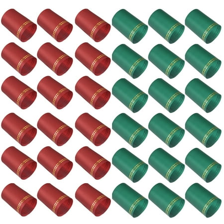 

DiMaddie Red PVC Heat Shrink Capsules for Wine Bottles - 100pcs (33mm)