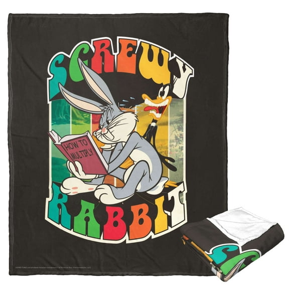 Looney Tunes Screwy Rabbit Kids Silk Touch Throw Blanket