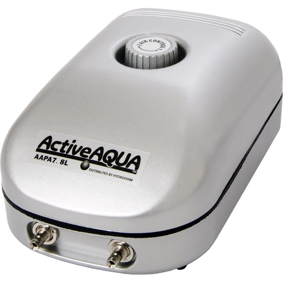 Bomba de aire Hydrofarm Active Aqua AAPA7.8L 7.8 L/min 3W plateada