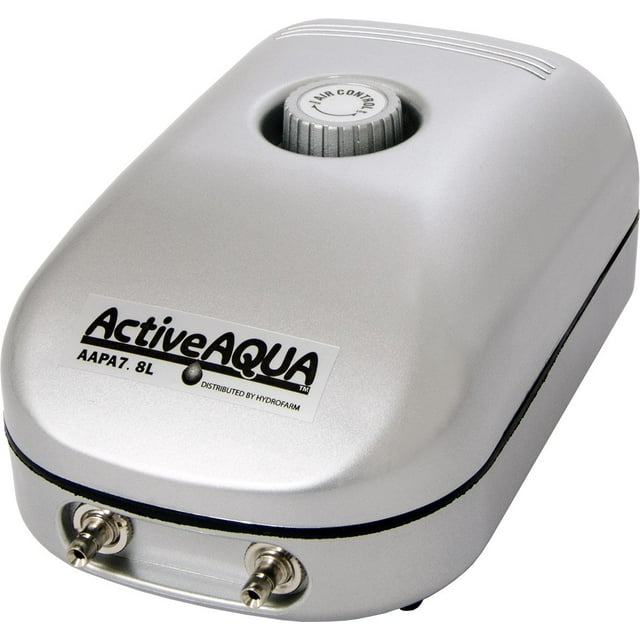 Bomba de aire Hydrofarm Active Aqua AAPA7.8L 7.8 L/min 3W plateada