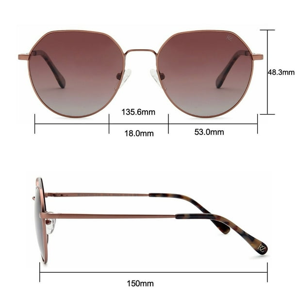 RZ by Rachel Zoe Zola Geometric Sunglasses - Samsclub.com