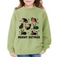 thumbnail image 5 of CPNG Girls and Boys Christmas Sweatshirt Cute Printed Crewneck Long Sleeve Pullover Sweatshirts Casual Daily Pullover Top, 5 of 5