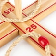 thumbnail image 4 of Grasshopper Games: Ring Toss - Classic Throwing Game, Wood Set, 5 Stumps & Hoops, Indoor-Outdoor Play, Travel Bag, Party-Backyard Activity, Family Age 3+, 4 of 8