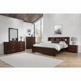 thumbnail image 6 of Eastern King Size Particle Board Storage Bed with LED Lighting and Cappuccino Finish, 6 of 8