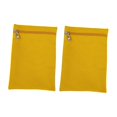 thumbnail image 3 of 2 bolsillos cosidos con cremallera para viajes, bolsillos de seguridad, funda para teléfono, interiores invisibles versátiles para sudaderas Amarillo, 3 of 7