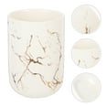 thumbnail image 2 of NIAIZEK Marble Pattern Multipurpose Mouthwash Cup Household Water Cup Bathroom Vanity Storage Cup Non slip Stable(3.94X3.35X3.35in), 2 of 6