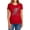 Red, variant on Superman Frequent Flyer Women's T Shirt, Royal, Small