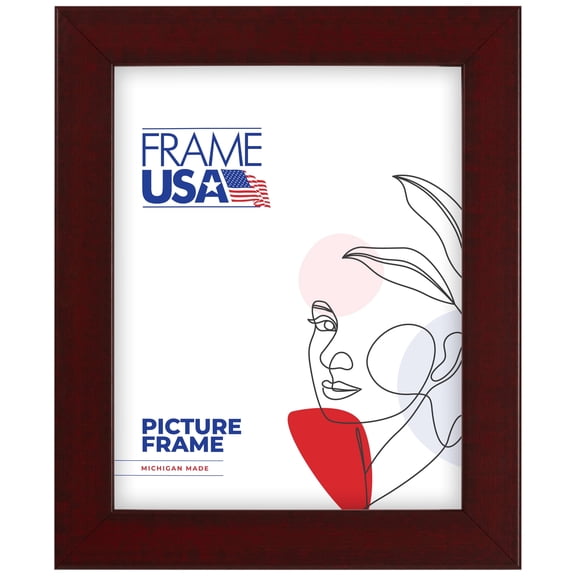 Corporate Red Mahogany 8.5x11 Inch Picture Frame