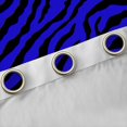 thumbnail image 4 of Feelyou Fashion Zebra Print Black Out Curtains, Blue Lines Abstract Curtains Pack of 2 (42x63 Each), Teens Kids Boys Girls Bedroom Curtains, Living Room Curtains Decor, 4 of 6