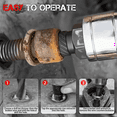 thumbnail image 4 of 25 Pcs Broken Bolt Screw Cap Extractor,Damaged Bolt Extractor Set for Removing Broken Studs Bolts Socket Screws, 4 of 6