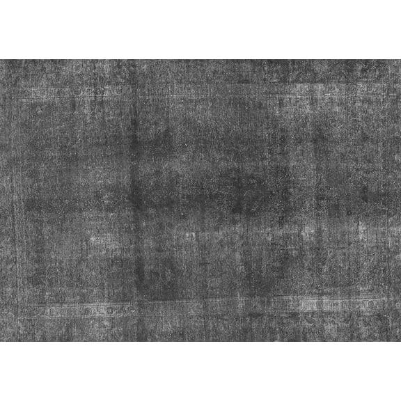 Ahgly Company Indoor Rectangle Abstract Gray Modern Area Rugs, 5' x 7'