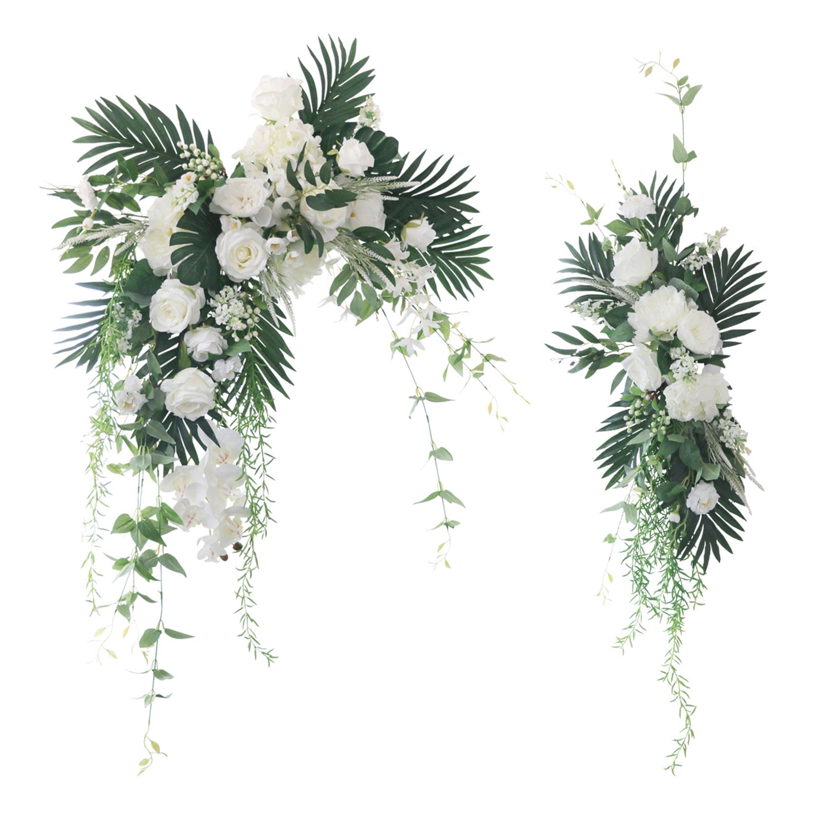 XunW Wedding Simulation Flower Background Decoration Outdoor Wedding Arch Corner Flower