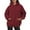 Wine, variant on Krdevn Lite Hoodie - Women's Ultra Soft Pullover, Lightweight Lounge Sweatshirt for All-Day Comfort, Size for S