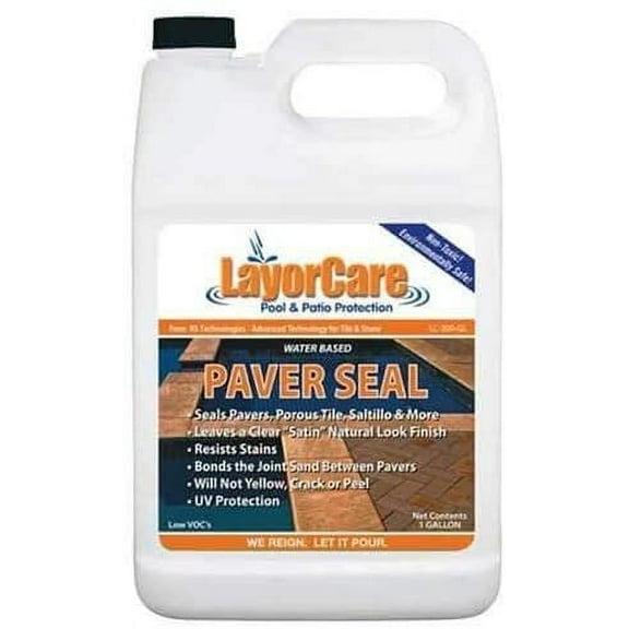 LayorCare Paver Seal - Clear Outdoor Paver Sealant - 1 Gallon
